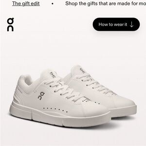 On Running women’s Classic White Sneakers